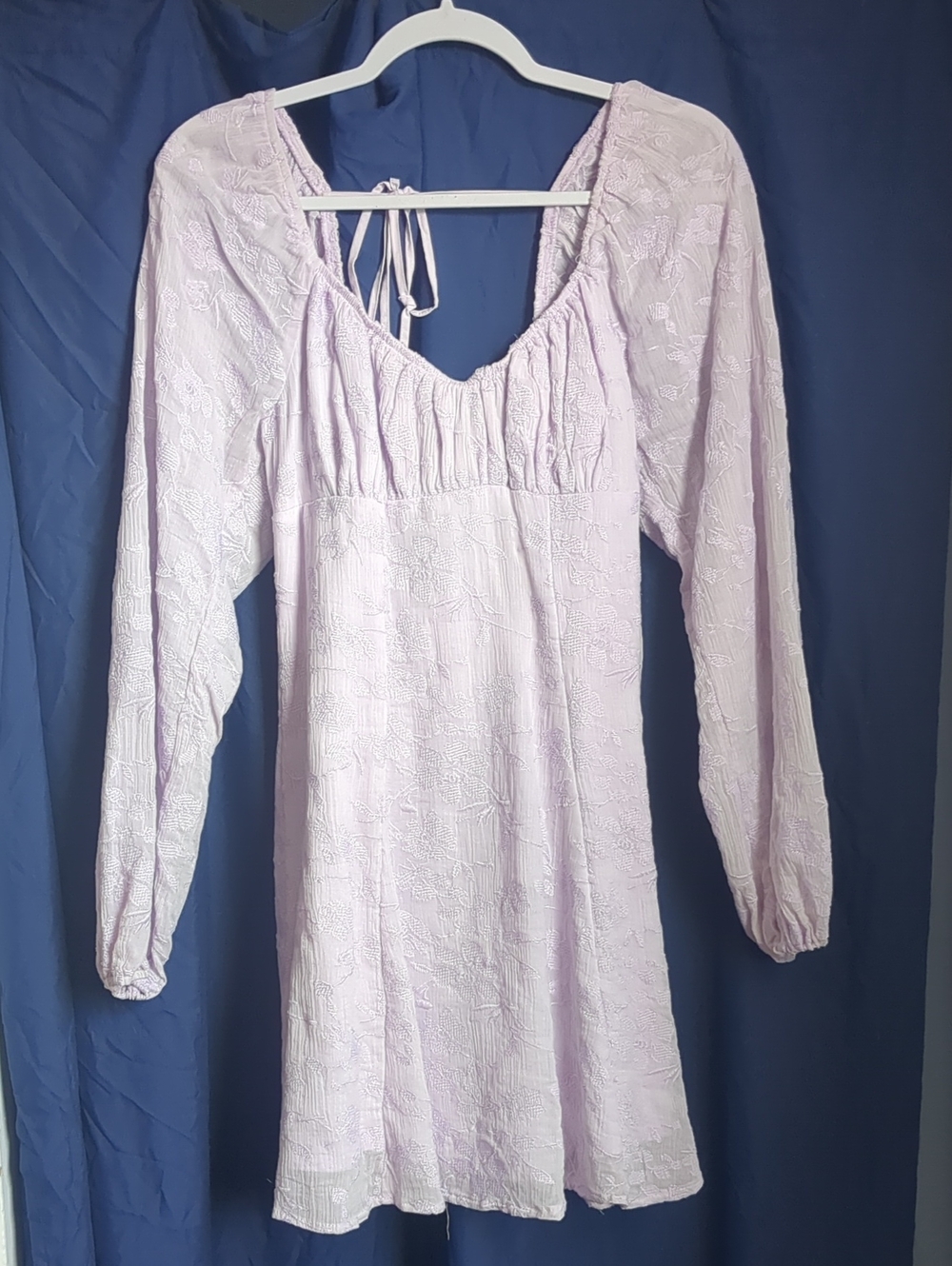 wild fable Light Lilac Textured Mini Dress